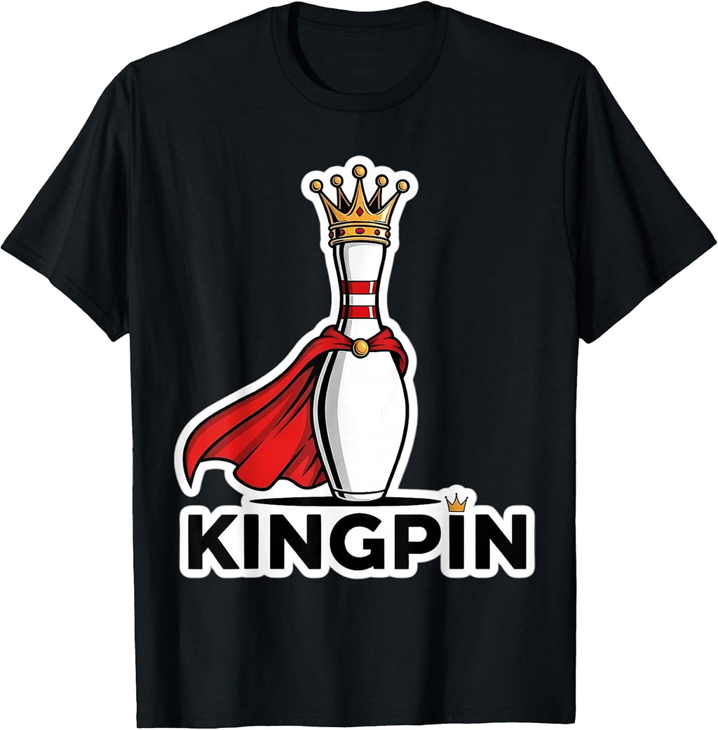Kingpin Funny Bowling Pin Pun King Bowler Merch