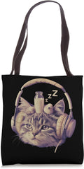 Funny Cat Tshirt With Headphones Silly Meme Cat