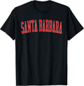 Vintage Santa Barbara Varsity Style Text Apparel