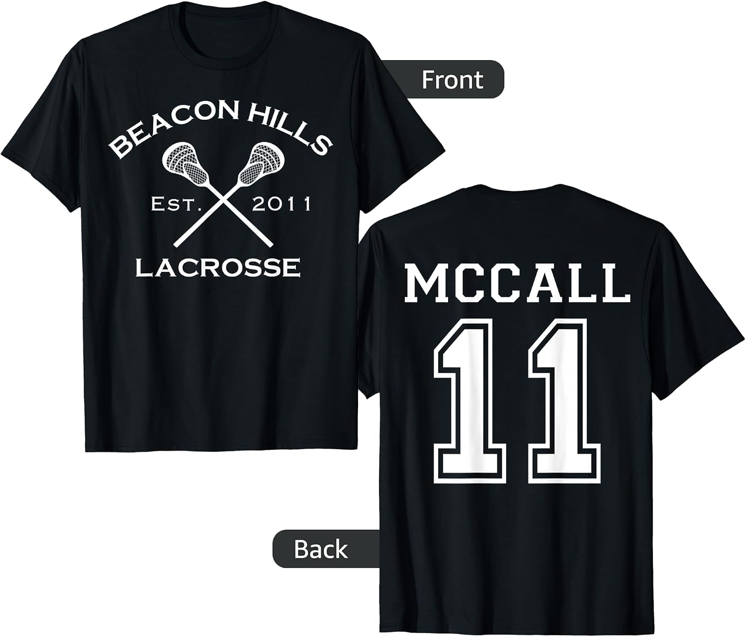Beacon Hills MCCALL 11 Lacrosse Teen Wolf Inspired