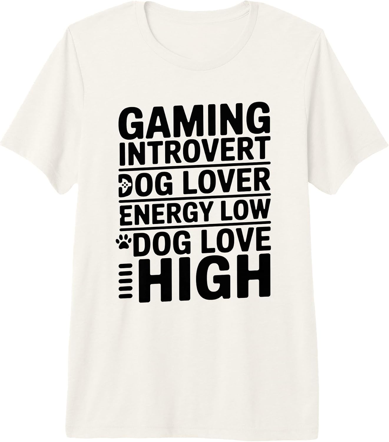 Introvert Gamer Dog Lover Funny Saying