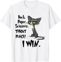 Rock Paper Scissors Throat Punch I Win
