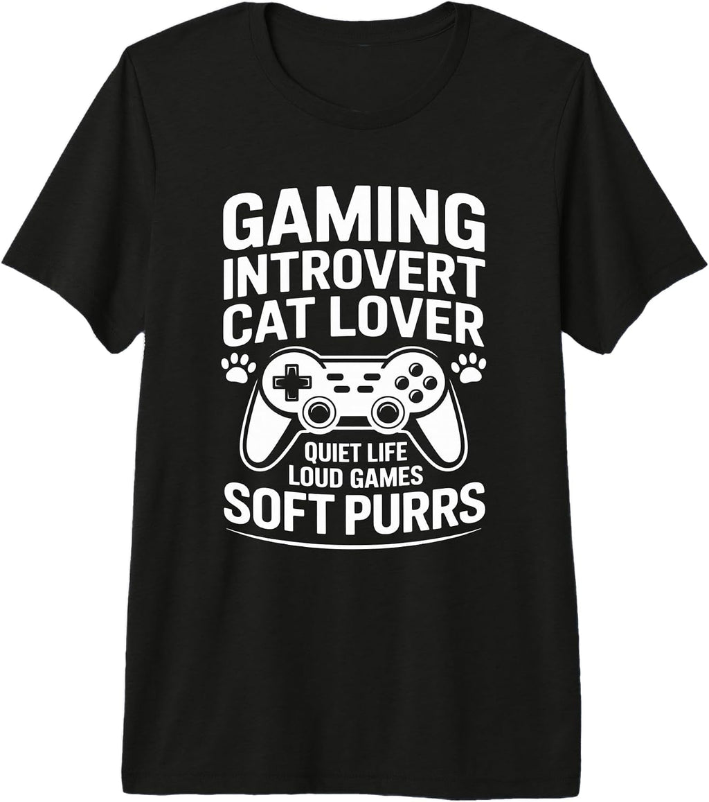 Cat Gaming Introvert Quiet