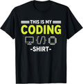 This Is My Coding Shirt Funny Shirts.