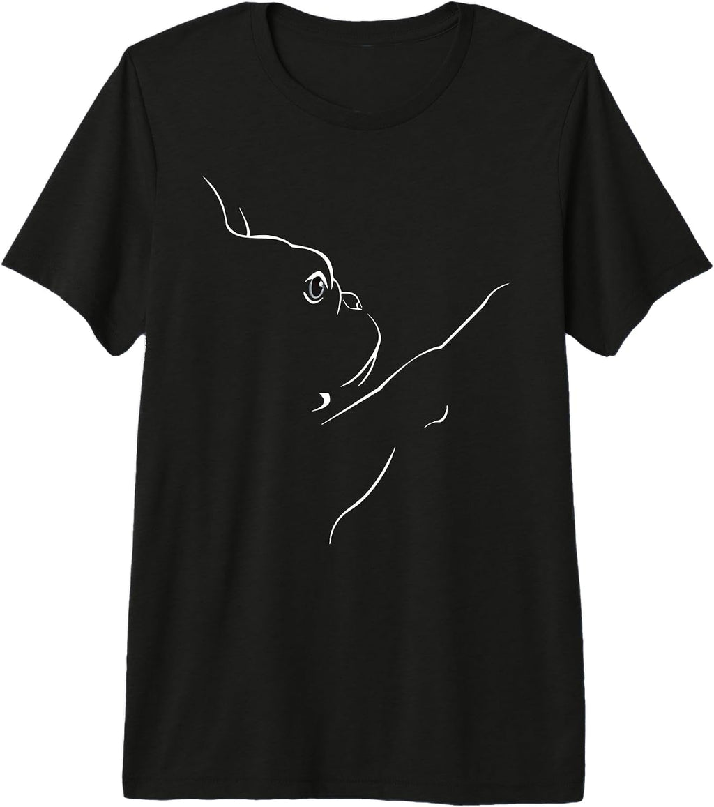 French Bulldog Illustration Line Art By Merch