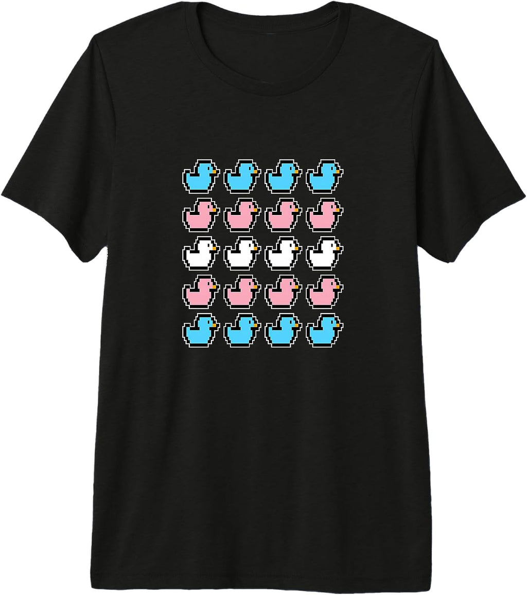 Rubber Ducks Pixel Art LGBT Transgender Trans