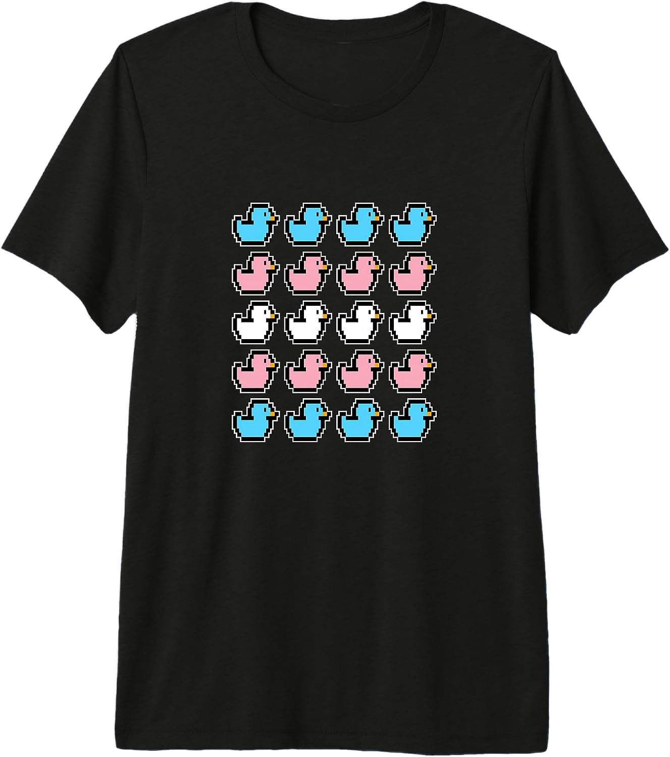Rubber Ducks Pixel Art LGBT Transgender Trans