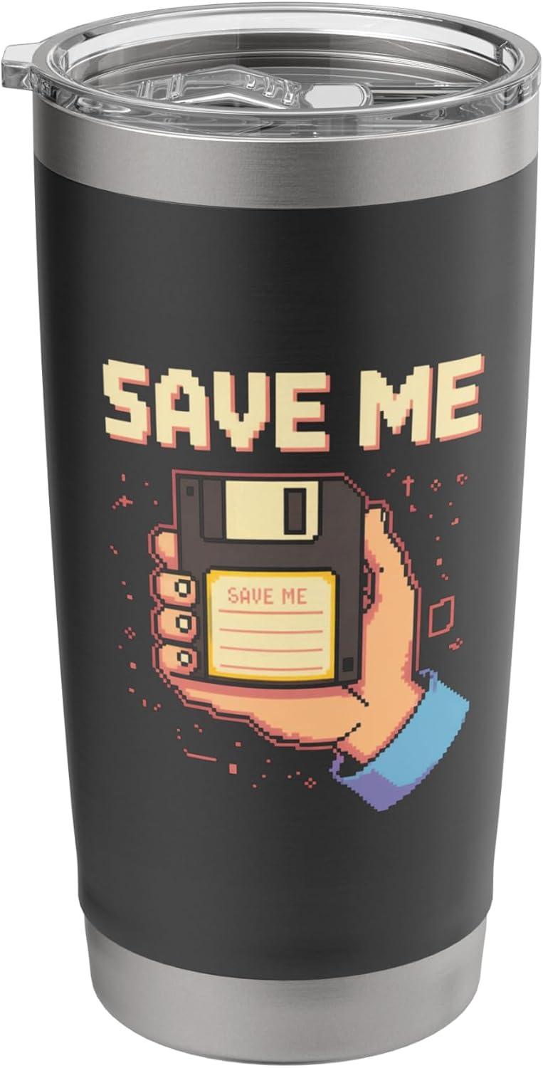 Floppy Disk Retro Pixel Save Me Nostalgia Shirt