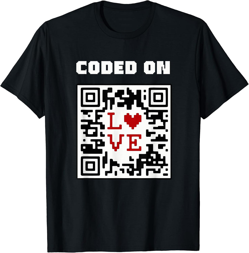 Coded Love Heart QR Code Love