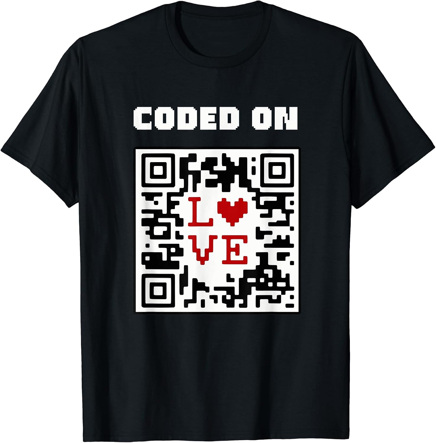 Coded Love Heart QR Code Love