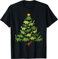 Christmas Tree Dinosaur T-rex Xmas Lights Holiday.