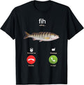 Fih Tshirt Fisher Funny Men Women Fishing