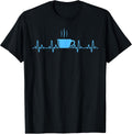 Coffee Lover Funny Heartbeat Tee For Men, Women.