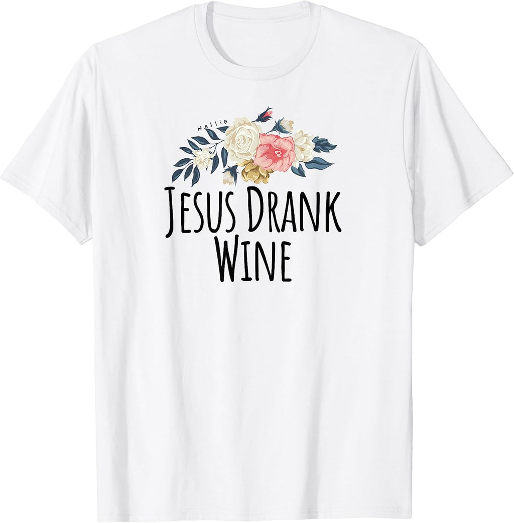 Funny Shirt Flower Graphic Tee NELLIA