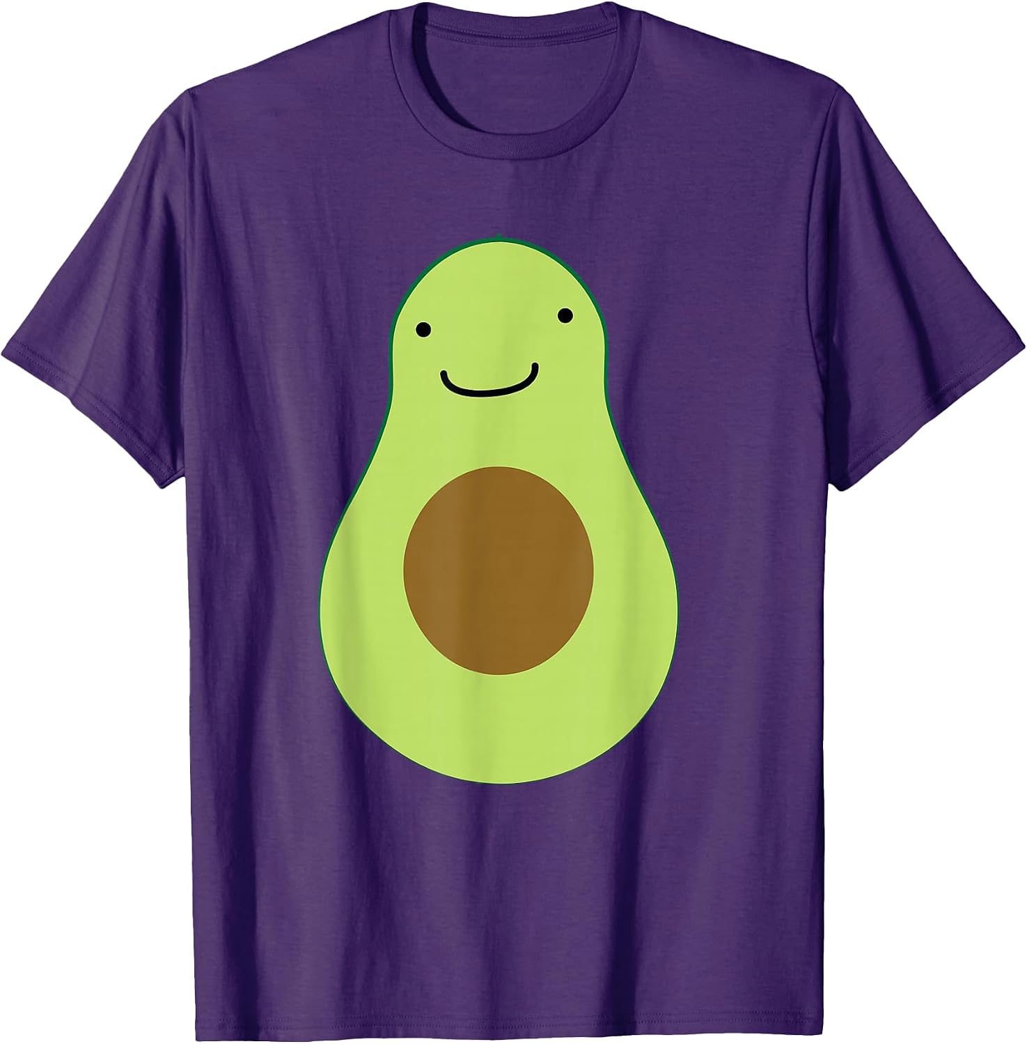 Cute Smiley Avocado Funny Tee