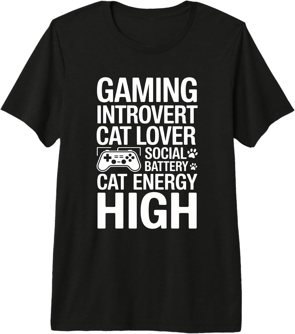 Introvert Cat Gamer Cats