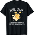 Music is LIfe Design Tee by Ed