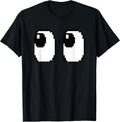 Funny Game Ghost Eyes 80s Halloween Tee