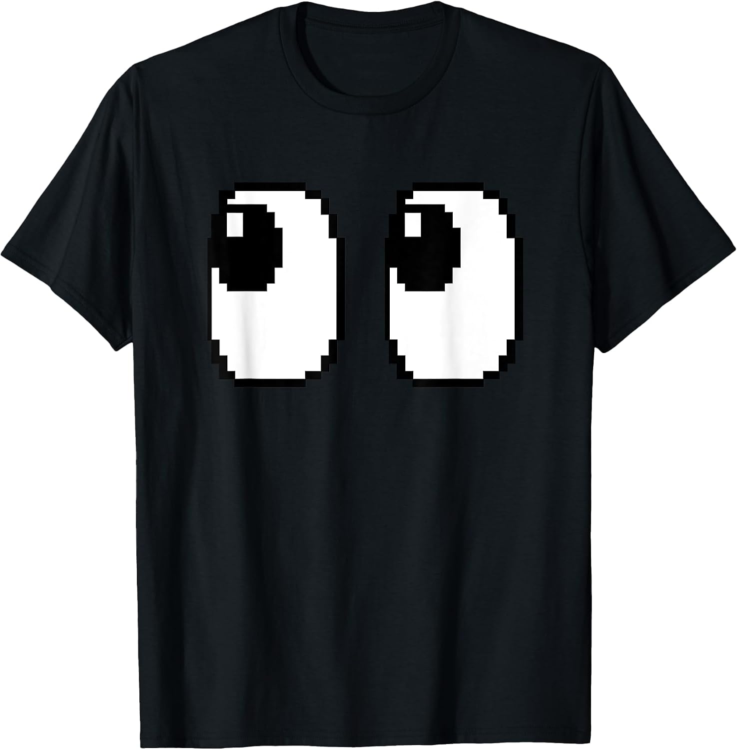 Funny Game Ghost Eyes 80s Halloween Tee