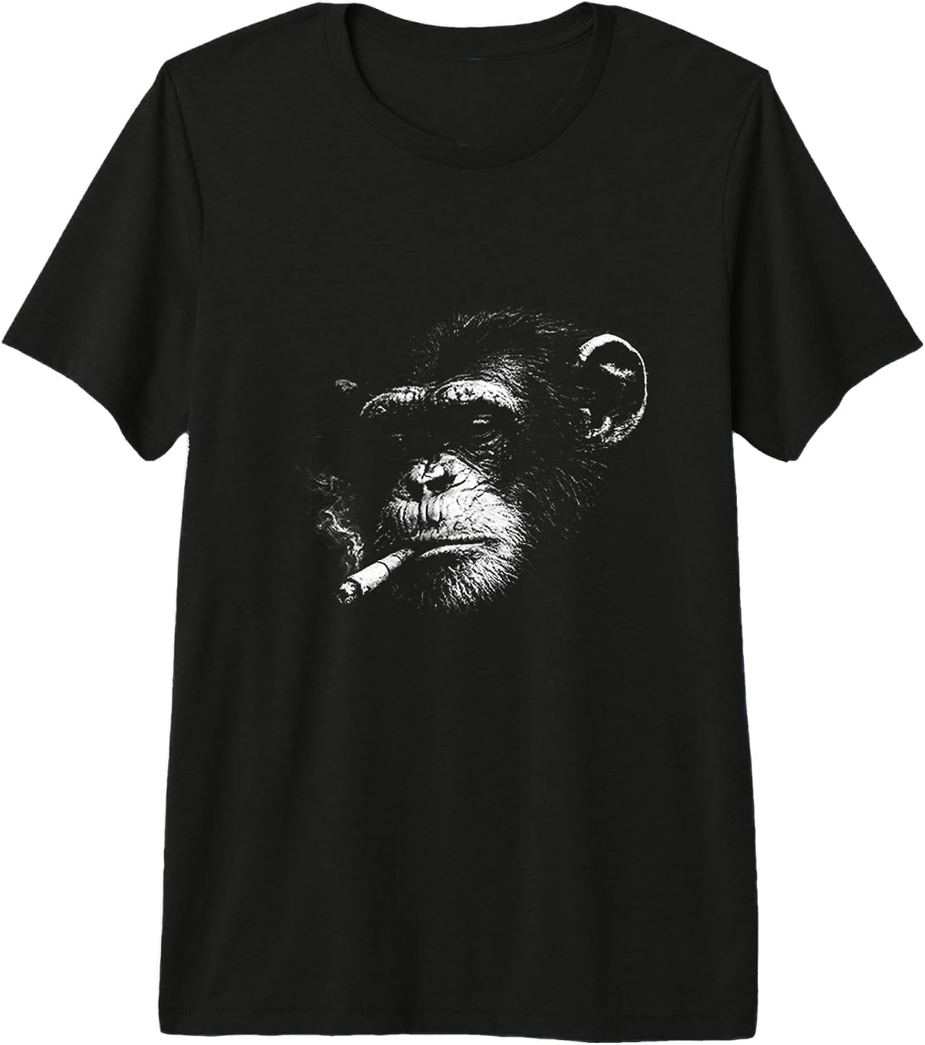 Vintage Funny Smoking Chimp Meme Art For Men Women