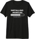 Fitness Humor Installing Muscles Gym Workout Funny