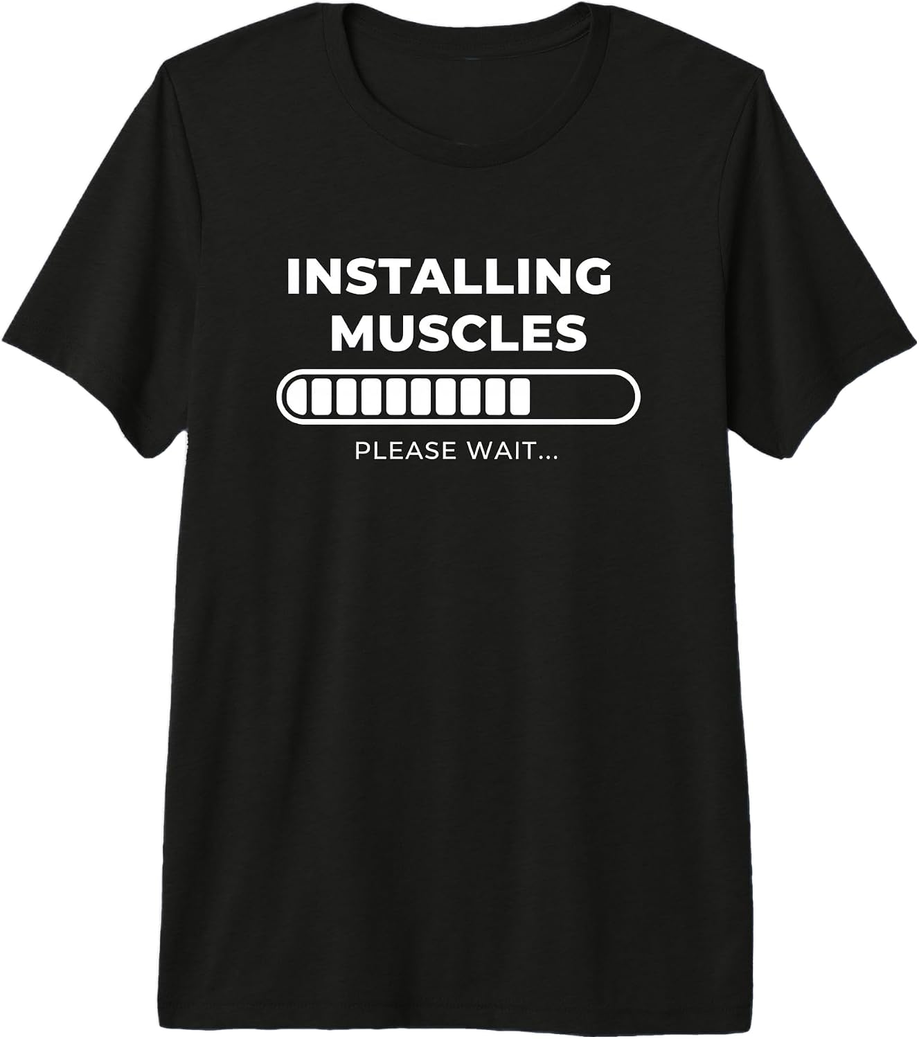 Fitness Humor Installing Muscles Gym Workout Funny
