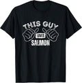 I Love Salmon Funny Text Merch