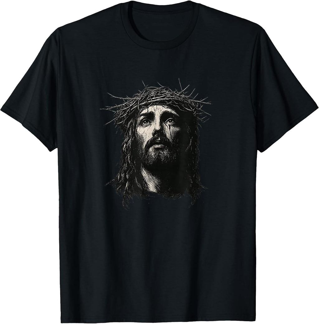 Face Of Jesus Crown Of Thorn Religious Christmas