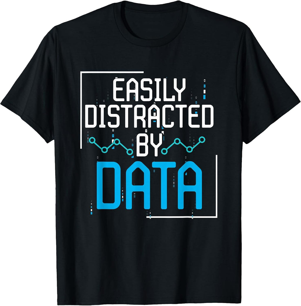 Easily Distracted By Data Science Programmer Gift