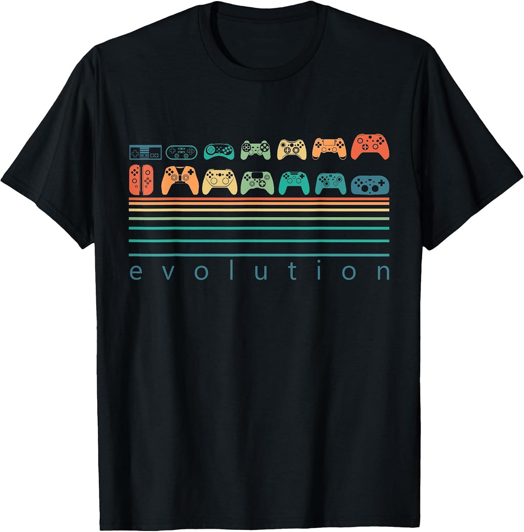 Retro Video Game Controller Evolution