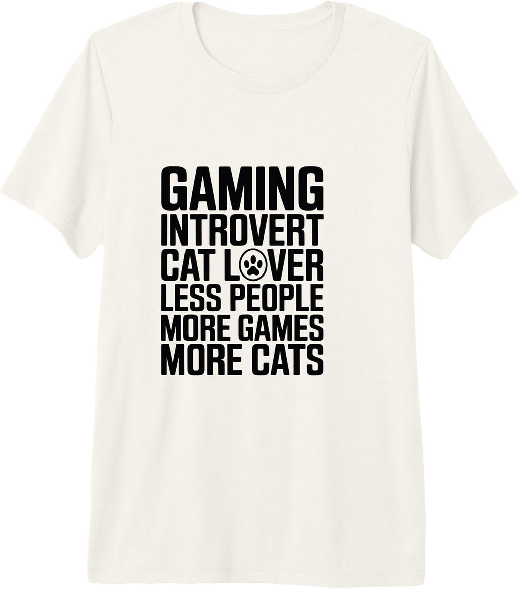 Retro Sunset Gaming Introvert Cat Gamer