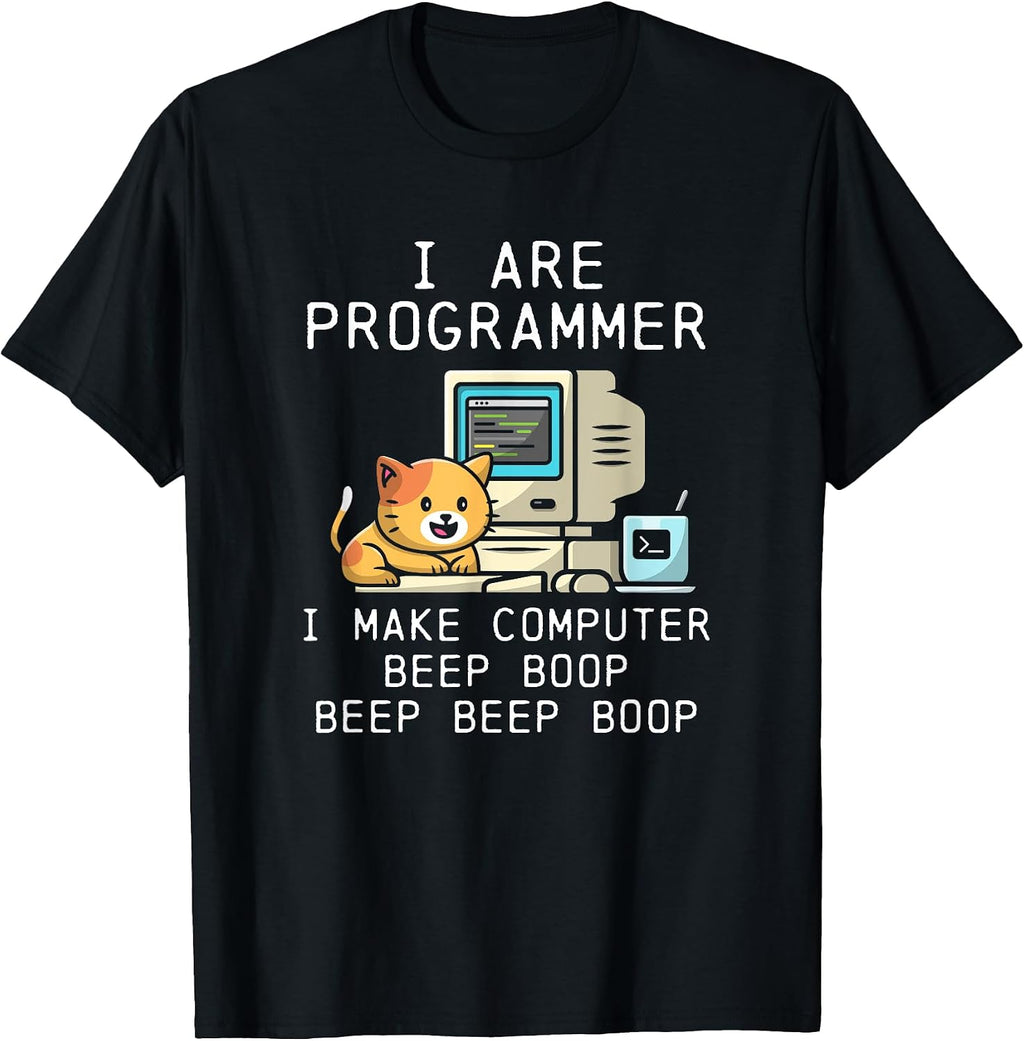 Funny Coder and Cat Owner