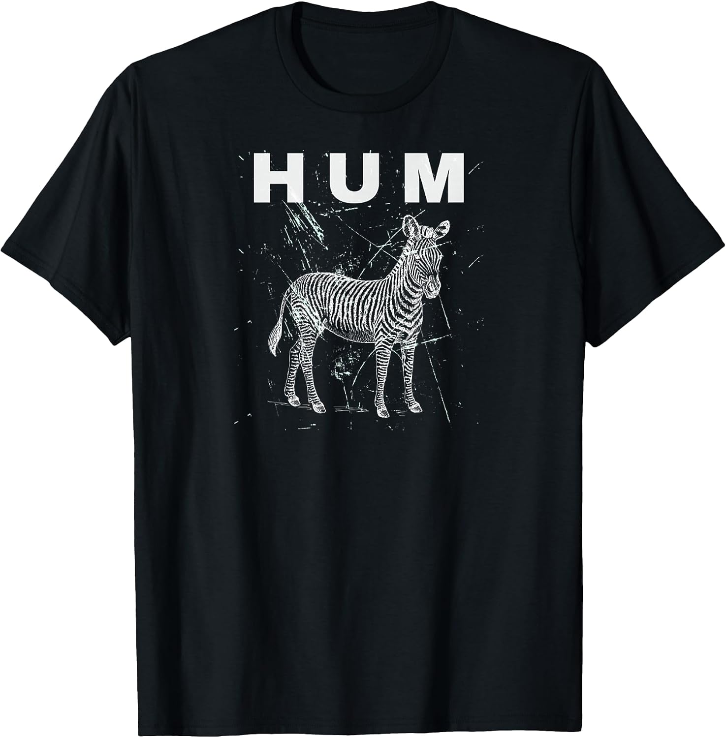 Vintage Animal Lover HUM Funny Retro Zebra Meme