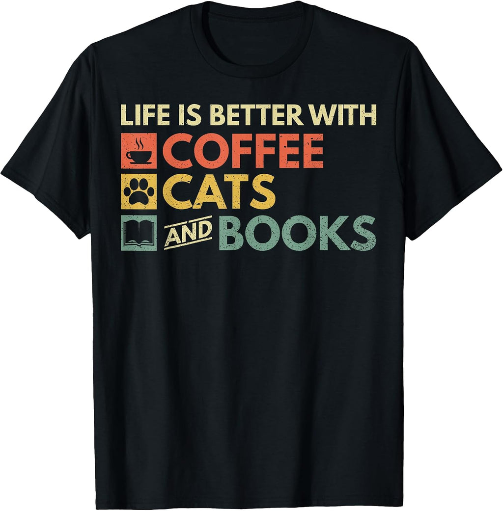 Coffee Cats And Books Clothing