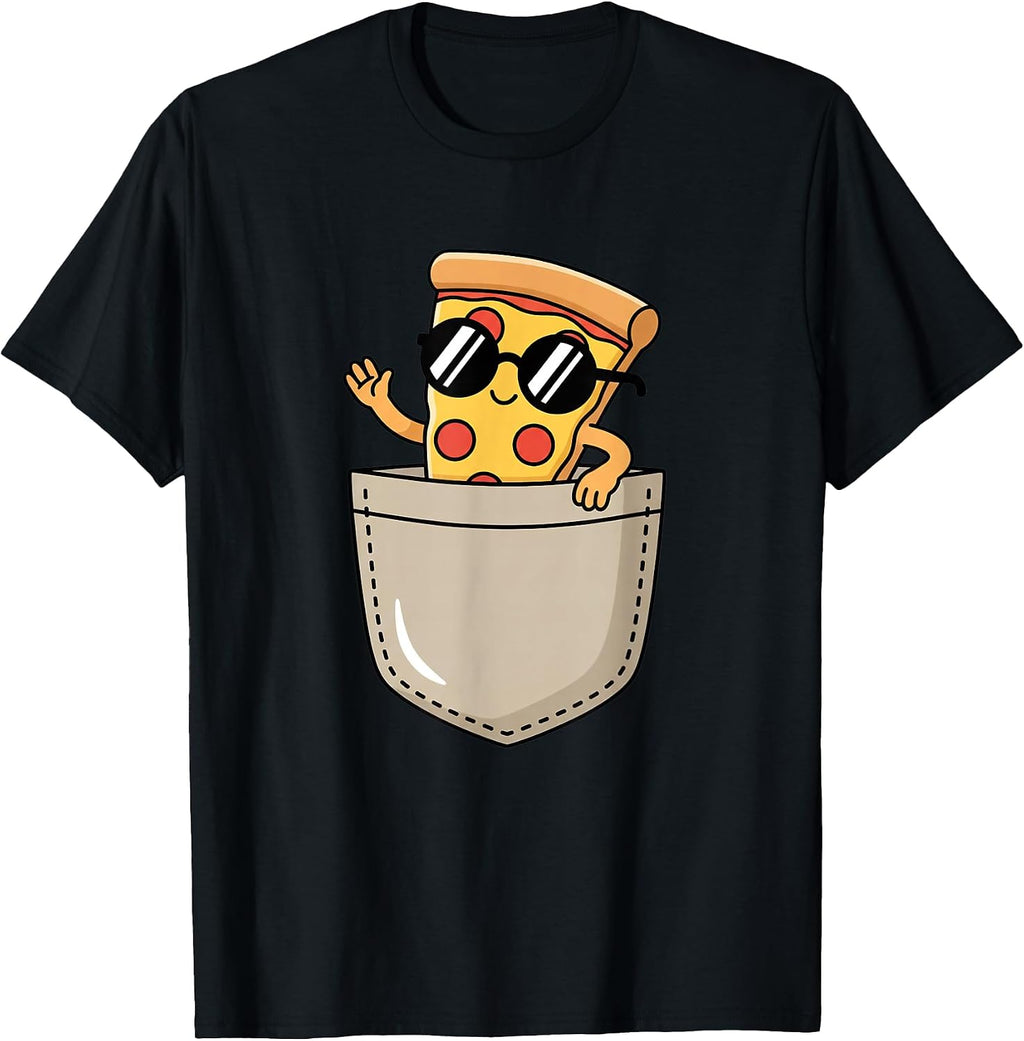 Pizza Slice Pepperoni Kids Cartoon Food Pocket Fun