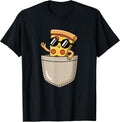 Pizza Slice Pepperoni Kids Cartoon Food Pocket Fun