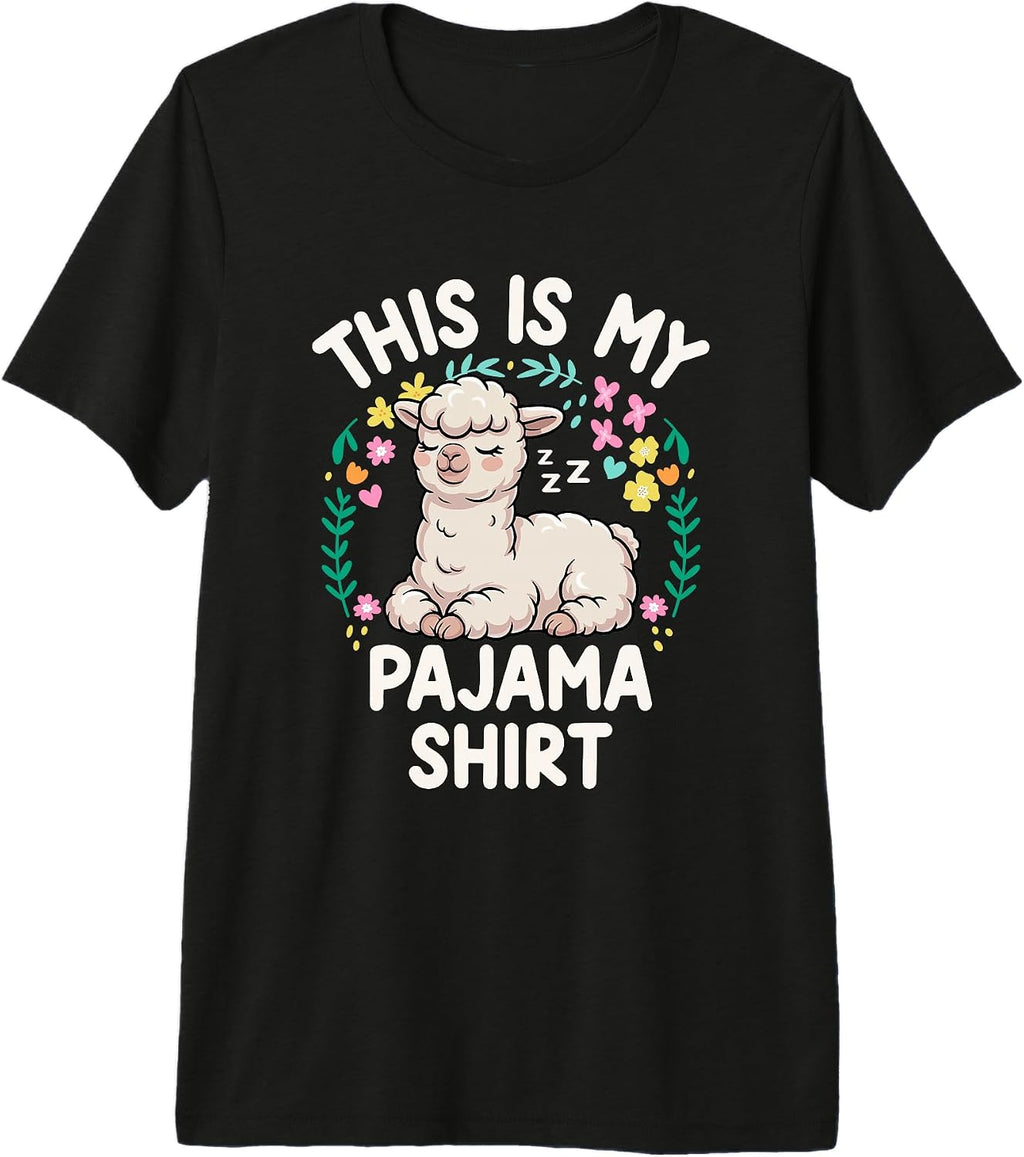 Pajama Day Alpaca Lazy Cuddle Sleep Humor