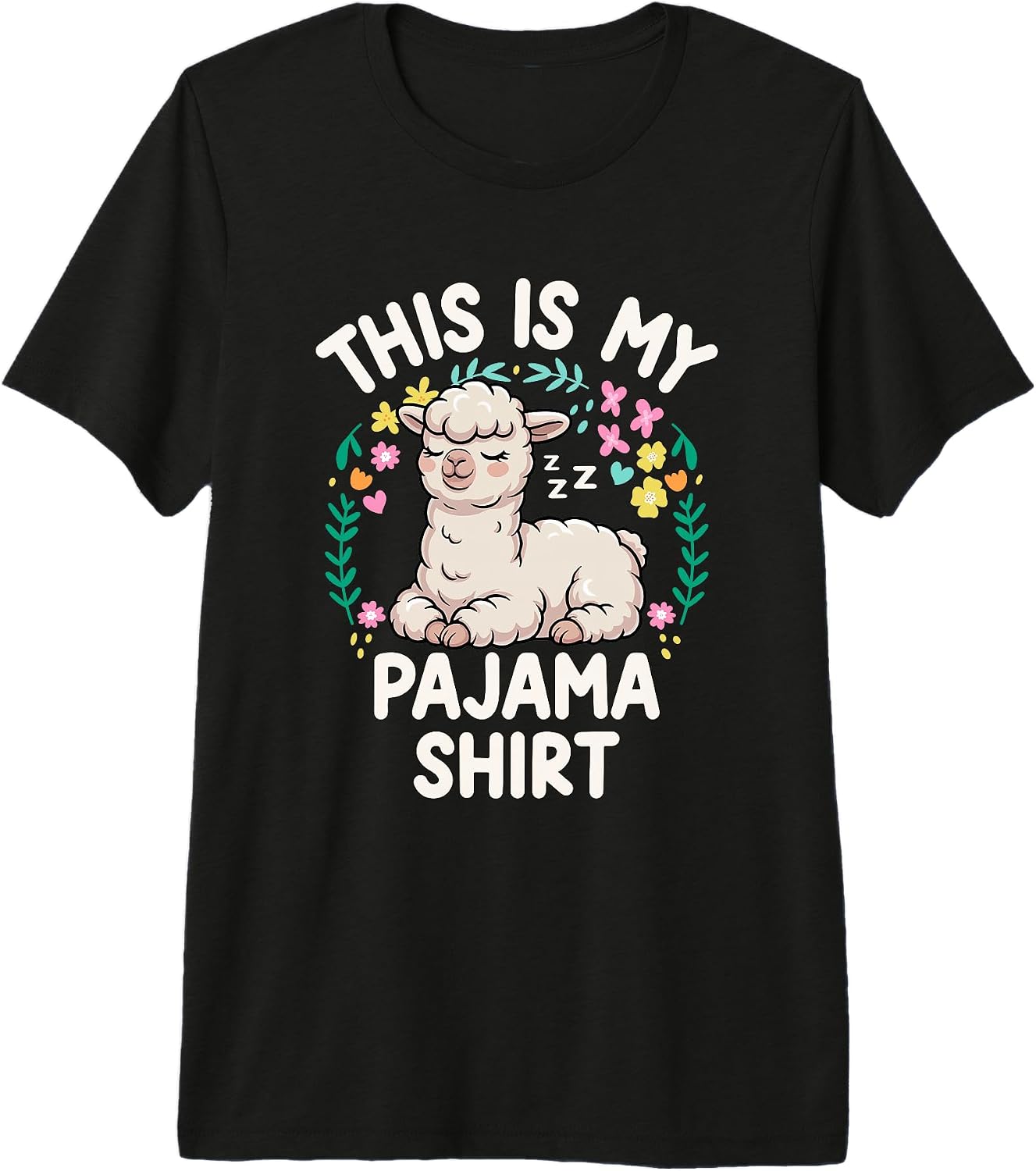 Pajama Day Alpaca Lazy Cuddle Sleep Humor