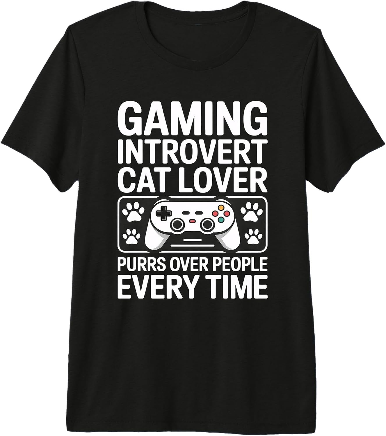 Cat Lover Gaming Introvert