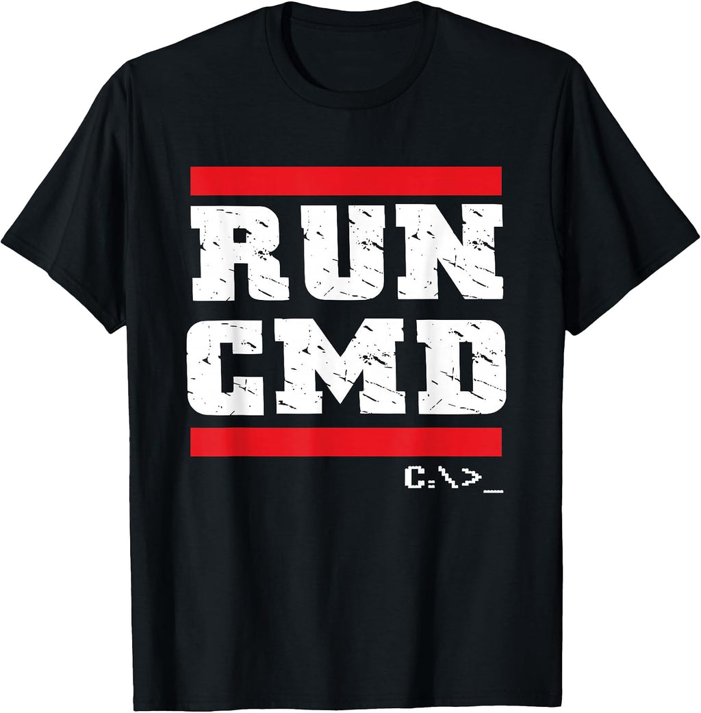 Run CMD Programmer Coder Computer Nerd Gift
