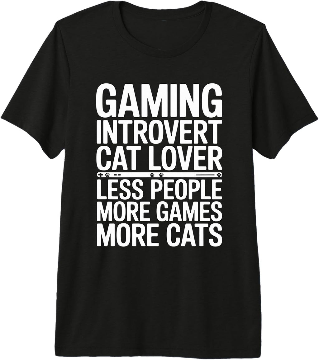 Cat Gaming Introvert Less People More Games