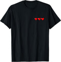 Pixel Red Heart Prints
