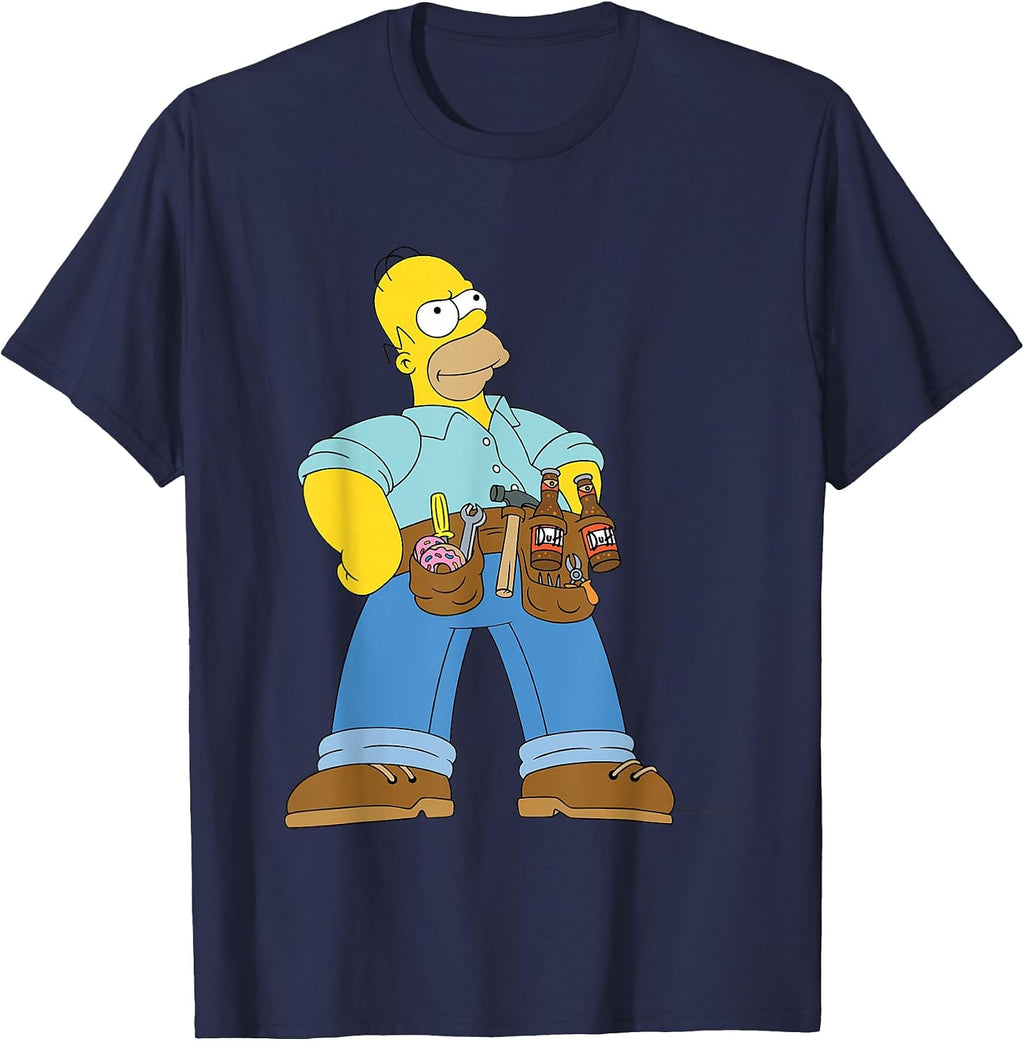 The Simpsons Duff & Donuts Handyman Homer T-Shirt
