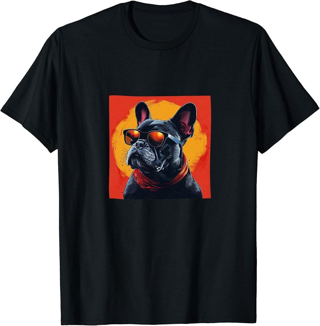 French Bulldog Sunglasses Retro Colorful Merch