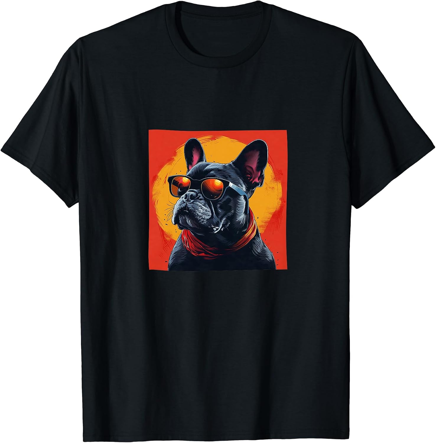 French Bulldog Sunglasses Retro Colorful Merch