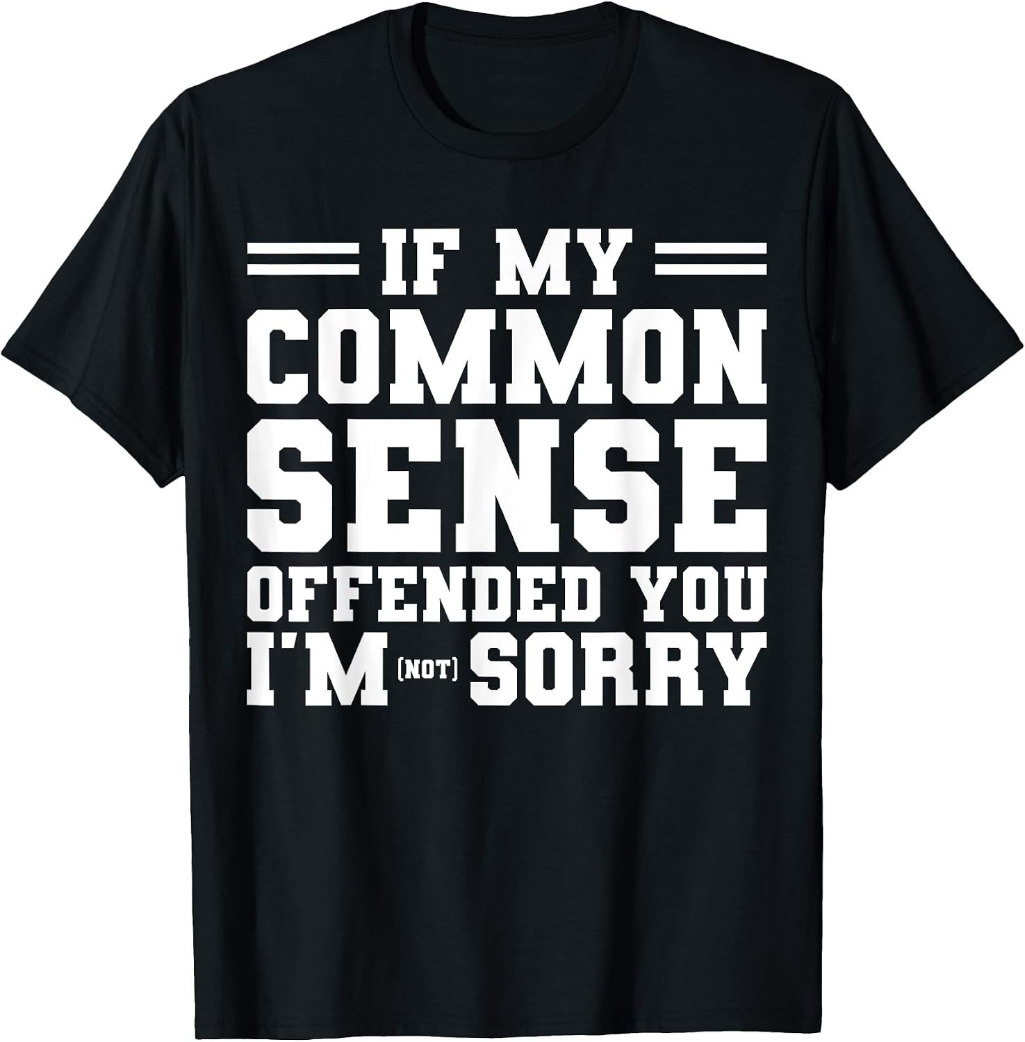 Funny Sarcastic Common Sense Outfit