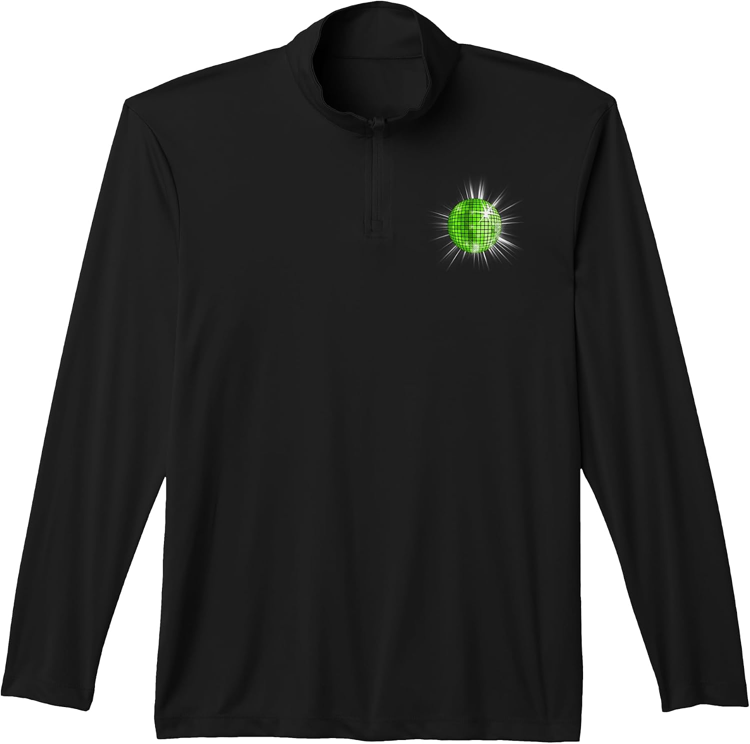 Green Color Graphic Tee