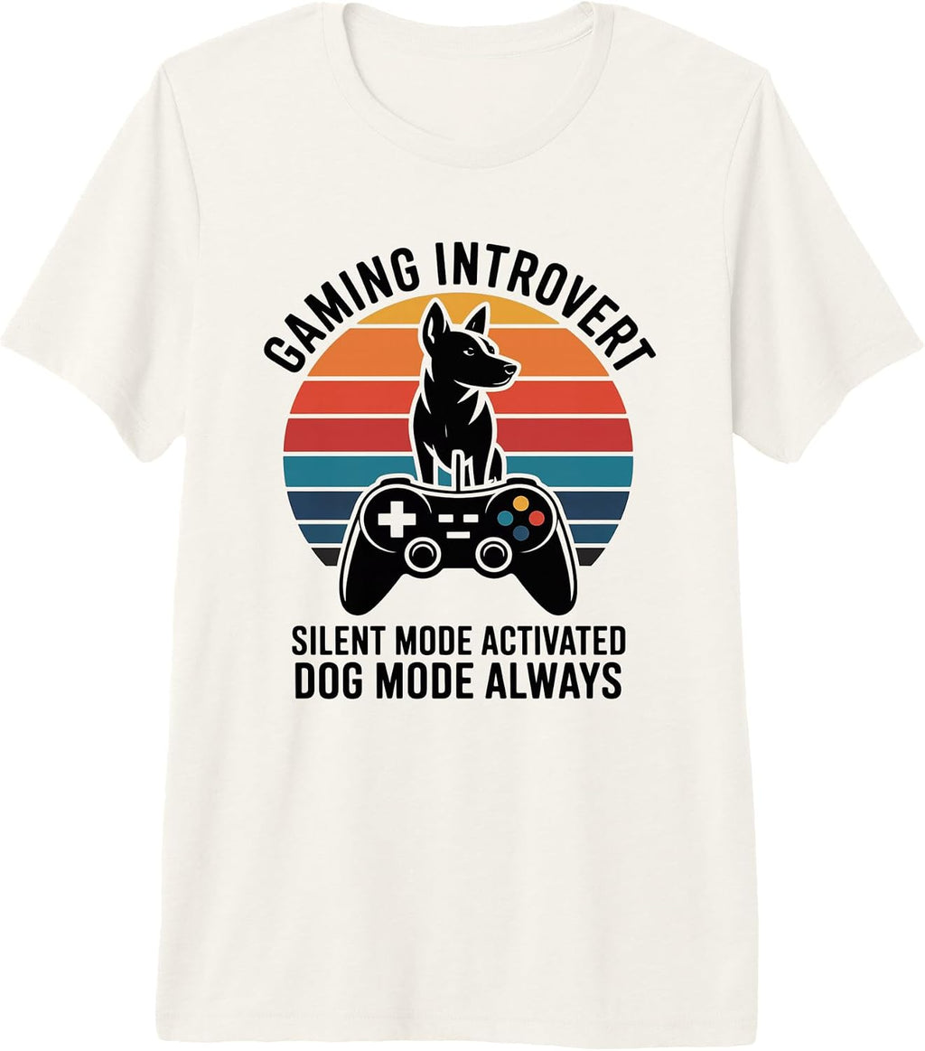 Dog Gamer Introvert Sunset