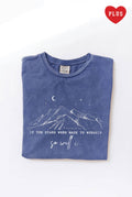 If the Stars Were Plus Mineral Graphic Top