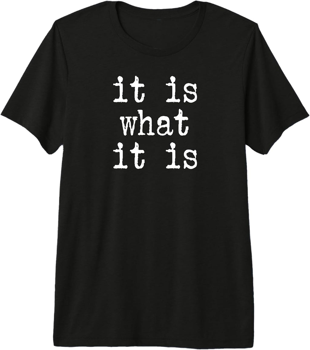 it is was it is sarcastic minimalistic